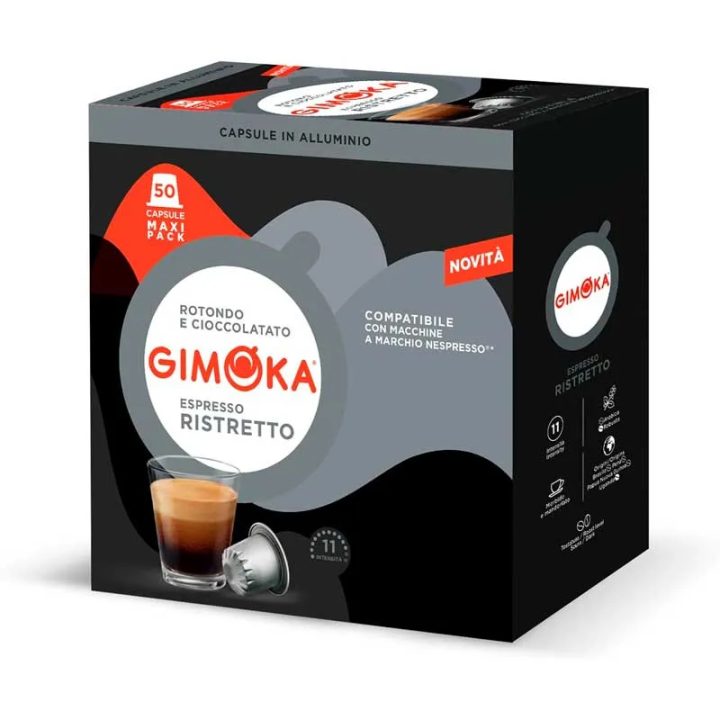 Ristretto Gimoka 50 cápsulas Nespresso compatibles