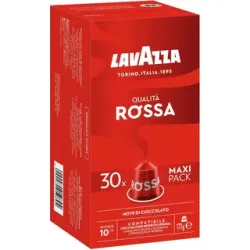 Lavazza Qualità Rossa 30 cápsulas compatibles con Nespresso