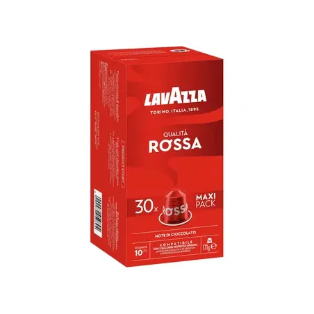 Lavazza Qualità Rossa 30 cápsulas compatibles con Nespresso