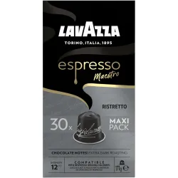Lavazza Espresso Maestro Ristretto 30 cápsulas compatibles con Nespresso