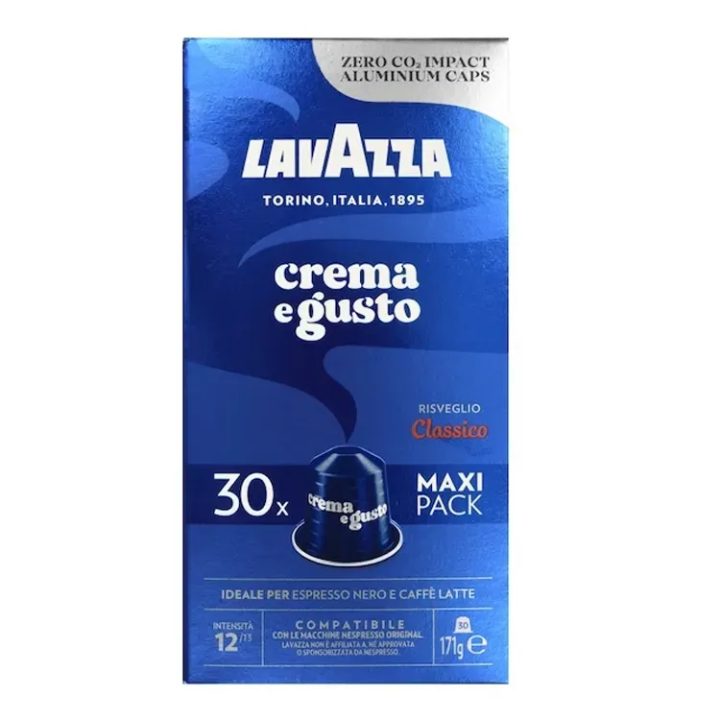 Lavazza Crema e Gusto 30 cápsulas compatibles con Nespresso