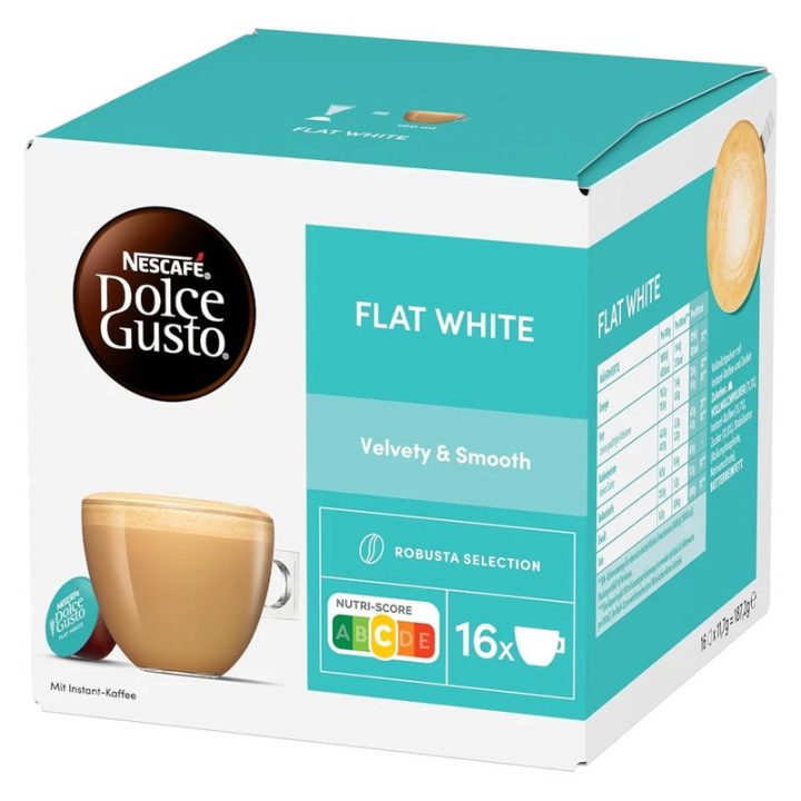 Flat White Dolce Gusto 16 cápsulas originales