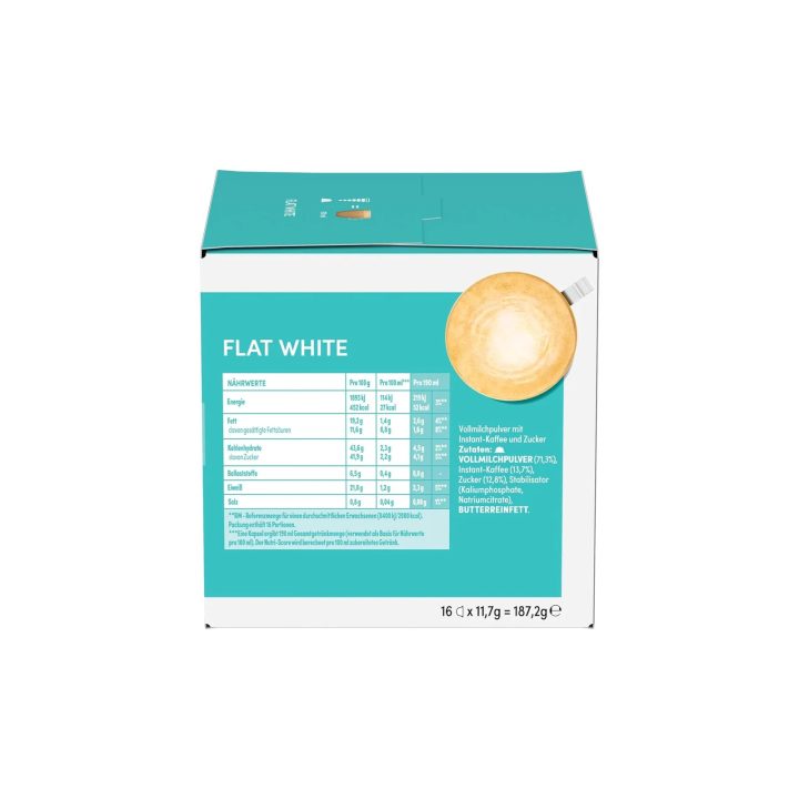 Flat White Dolce Gusto 48 Cápsulas | Pack 3 Cajas Ahorro
