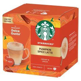 Pumpkin Spice Latte Starbucks Dolce Gusto · 12 Cápsulas · 6 Bebidas