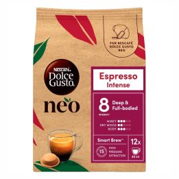 Capsulas Nescafé® Dolce Gusto® NEO Espresso Intenso Descafeinado 12 unidades