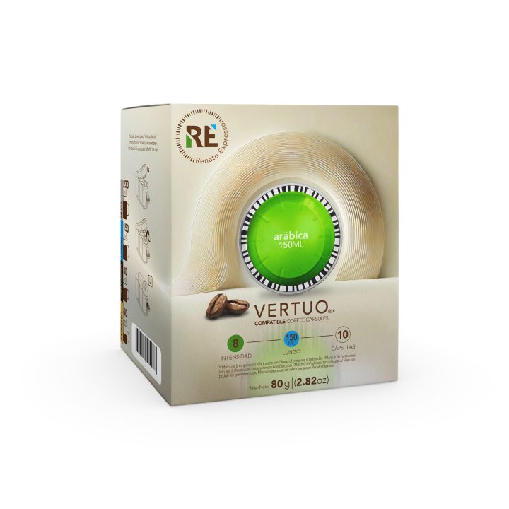 Cápsulas Arábica 150ml Vertuo® Renato Expresso | 10 uds