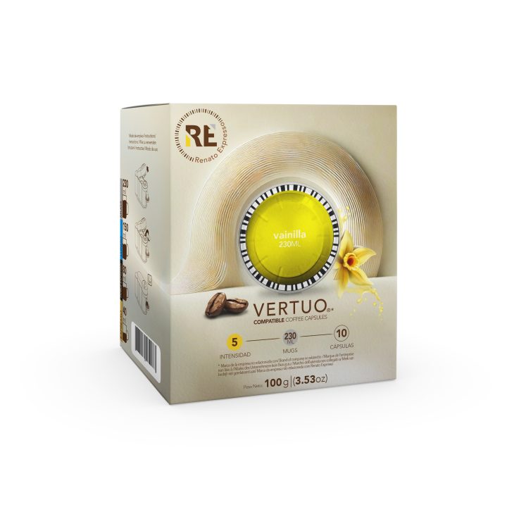 Cápsulas Vainilla 230ml Vertuo® Renato Expresso | 10 uds