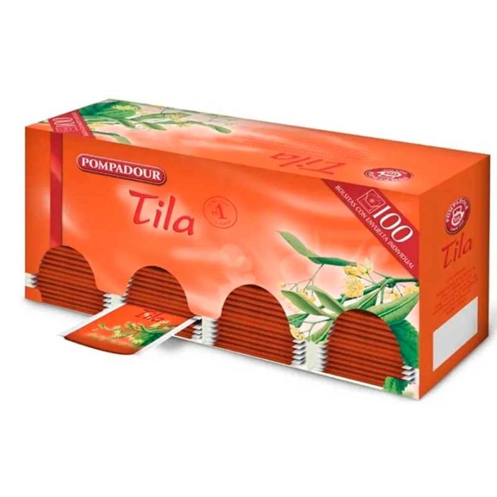 Tila Pompadour 100 Bolsitas | Flor de Tilo Natural Seleccionada