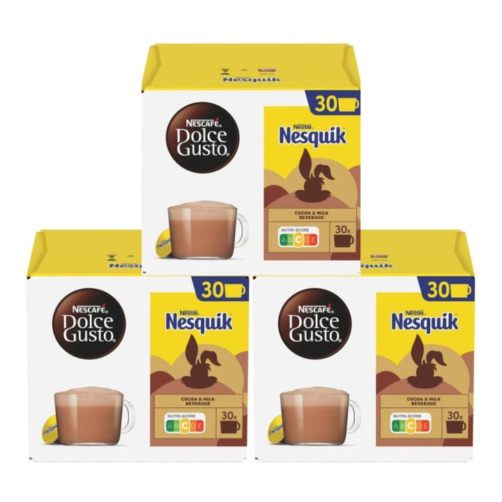 Nesquik Magnum 90 capsulas Dolce Gusto · Chocolate cremoso para toda la familia