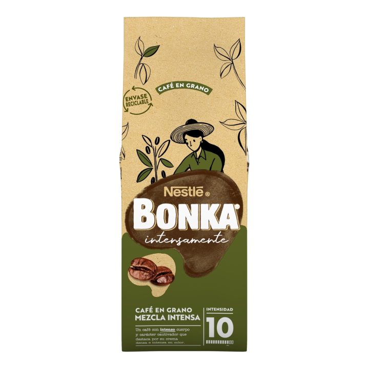 Café en Grano Bonka Intensamente 500 g | Mezcla Intensidad 10