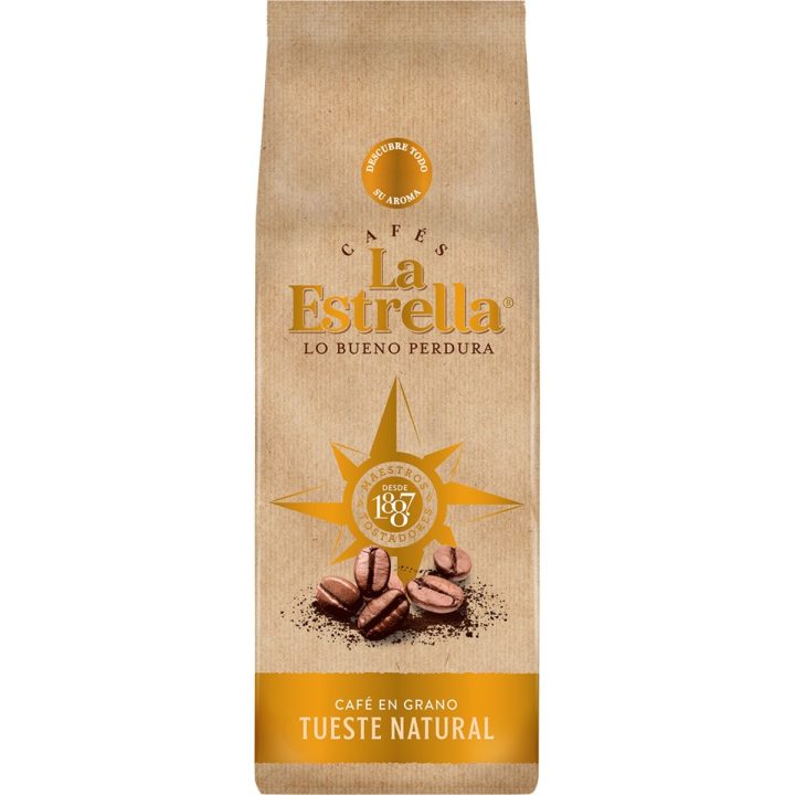 Café en Grano Tueste Natural La Estrella 500 g | Nestlé