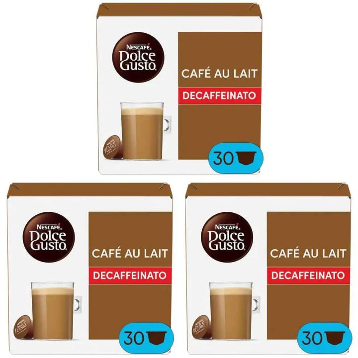 Café con Leche Descafeinado Dolce Gusto 180 cápsulas