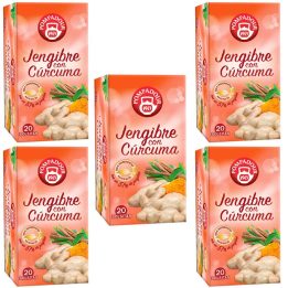 Jengibre con Cúrcuma Pompadour, 5 cajas