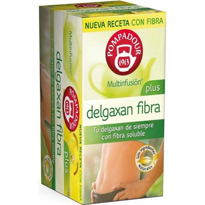 Infusión Delgaxan Fibra Plus Pompadour 20 bolsitas