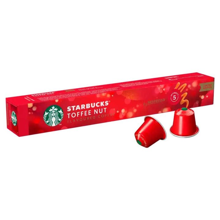 Lote Starbucks Nespresso® Toffee Nut y Chocolate Hazelnut
