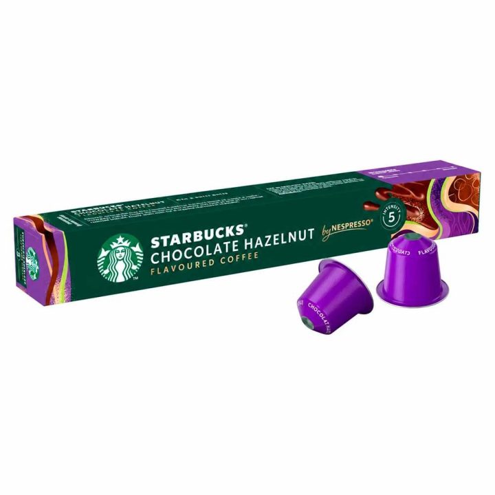 Lote Starbucks Nespresso® Toffee Nut y Chocolate Hazelnut