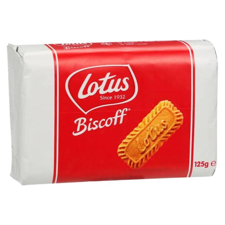 Galletas Lotus Biscoff 125 g caramelizadas para el café