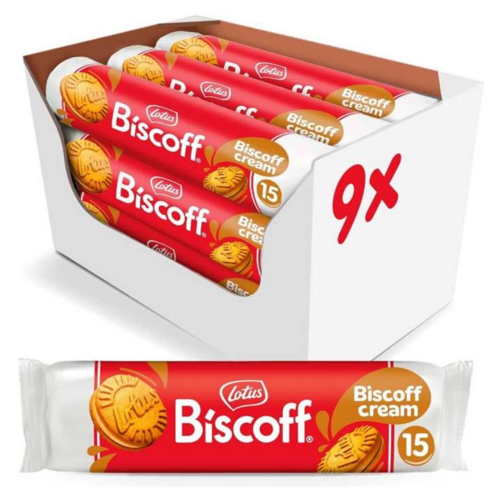 Galletas Lotus Biscoff Sandwich Crema 154 g para el café · 12 uds