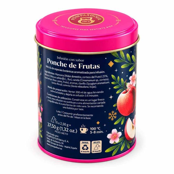 Pompadour Ponche de Frutas | Infusión manzana y canela