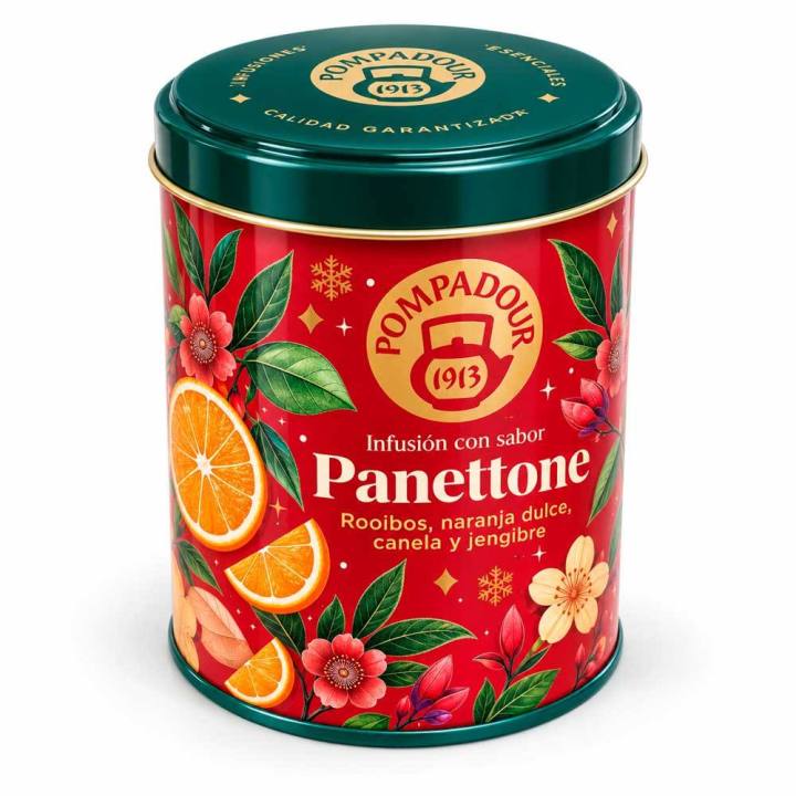 Pompadour Panettone | Infusión rooibos y naranja
