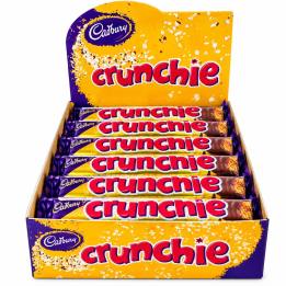 Barritas Crunchie de Cadbury para el café, caja de 12 unidades de 40 g