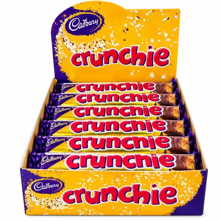Barritas Crunchie de Cadbury para el café, caja de 12 unidades de 40 g