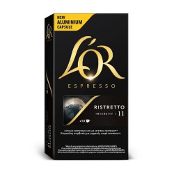 Ristretto L'OR para Nespresso 10 capsulas aluminio compatibles