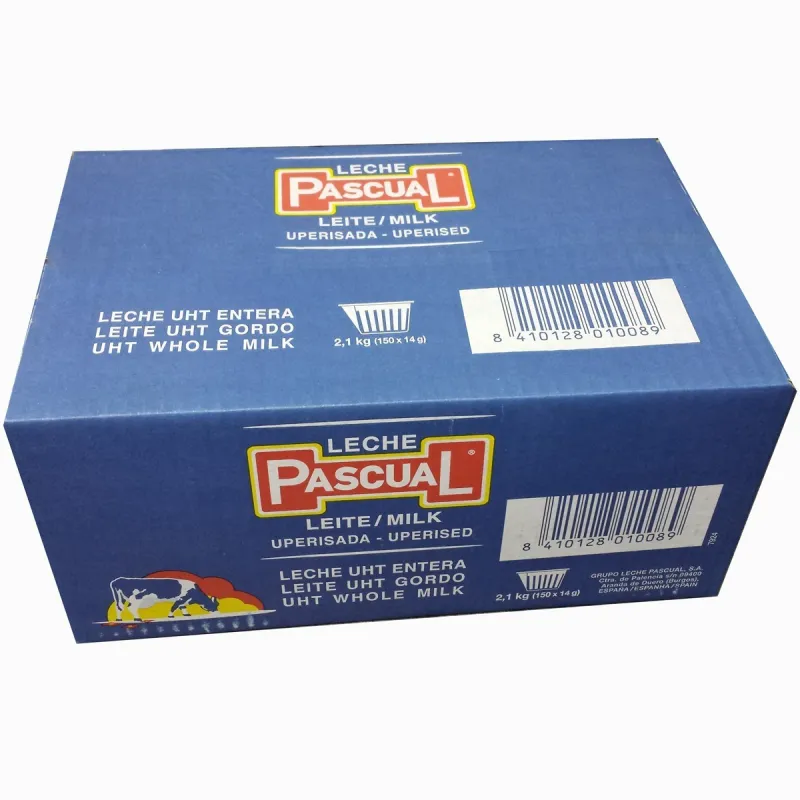 Leche Pascual tarrina de 14 ml. 10 unidades Leche Pascual tarrina de 14 ml. 10 unidades