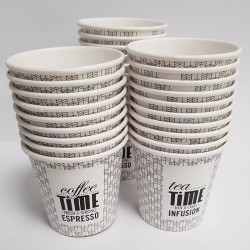 Vasos de papel 100cc 4 onzas 50 unidades Coffee Time