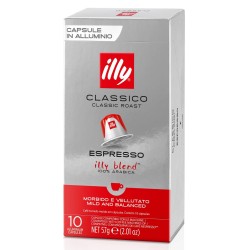 Classico Espresso Illy® 10 cápsulas de café compatibles con Nespresso®