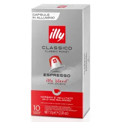 Clásico espresso Illy® 10 cápsulas de café compatibles nos Nespresso®