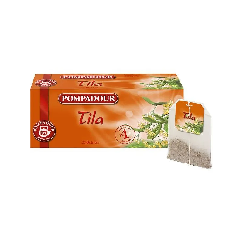 Tila 25 bolsitas 100% natural, Pompadour Tila 25 bolsitas 100% natural, Pompadour