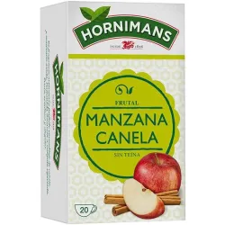 Infusión de manzana y canela, 20 bolsitas Hornimans