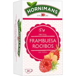 Infusión de frambuesa rooibos 20 bolsitas Hornimans