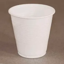 Vasos de plástico blanco -...