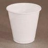 Vasos de plástico blanco 100 unidades de 100 cc