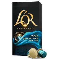 L'or espresso Papua New Guinea, 10 cápsulas compatible con Nespresso