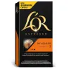 DELIZIOSO L'OR, 10 capsulas aluminio compatibles NESPRESSO