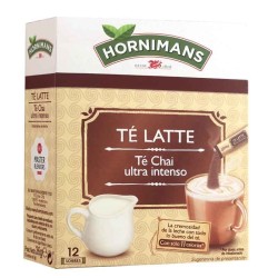 Te Latte Chai ultra intenso soluble , 12 sobres Hornimans