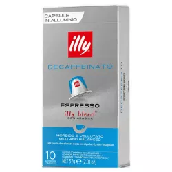 Descafeinado  Illy® 10 cápsulas de café Nespresso compatibles