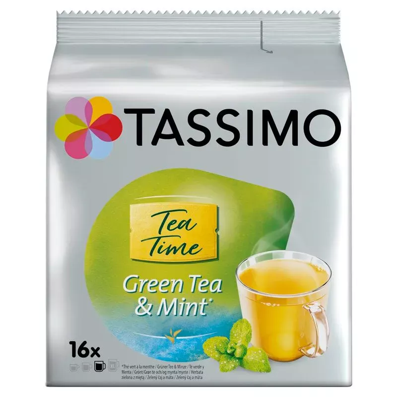 Nuevo Te Verde a la Menta, Tassimo 16 unidades Nuevo Te Verde a la Menta, Tassimo 16 unidades