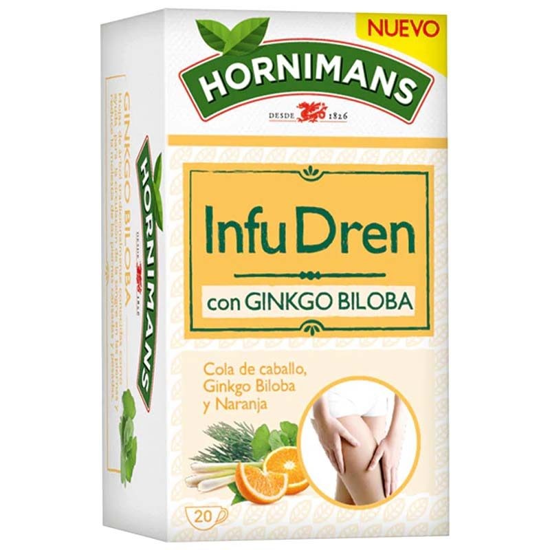 InfuDren con Ginkgo Biloba Hornimans 20 infusiones