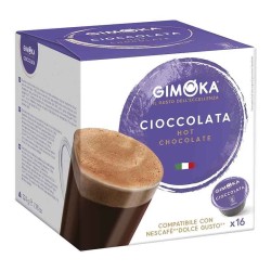 Chocolate Gimoka Dolce Gusto compatible 16 cápsulas