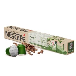 Brazil  Nescafé, 10 cápsulas Nespresso® aluminio intensidad 8 Lungo