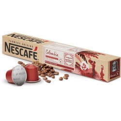 Colombia Descafeinado Nescafé 10 cápsulas Nespresso® aluminio intensidad 6