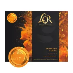 Espresso Subtil L'OR, 50 cápsulas para Nespresso Pro. Intensidad 7.