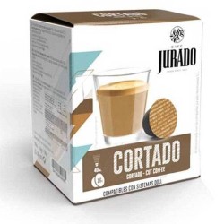 Cortado Espresso 16 Cápsulas café Jurado Compatibles Dolce Gusto®