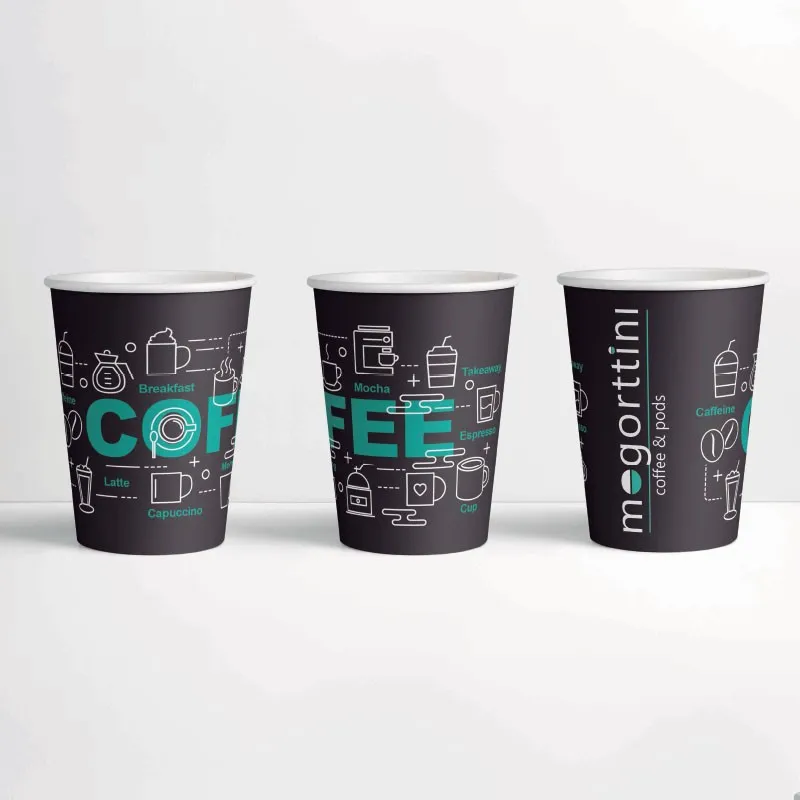 Vasos papel diseño Mogorttini 6'5 oz Vasos papel diseño Mogorttini 6'5 oz