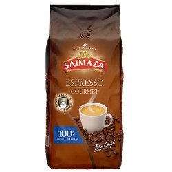 Saimaza Espresso Gourmet, Café en grano 1kg 100% natural