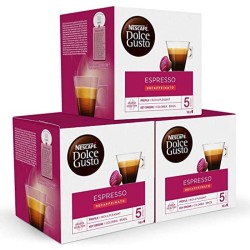 Café Espresso Descafeinado 100% Arabica Pack 48 cápsulas Dolce Gusto